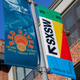A SXSW 2020 banner in Austin, Texas on March 6, 2020.